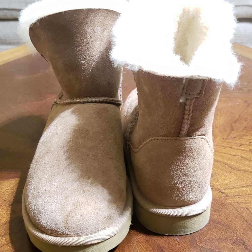 Lambskin boots
